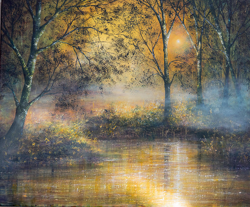 Golden Haze by AnnMarieBone