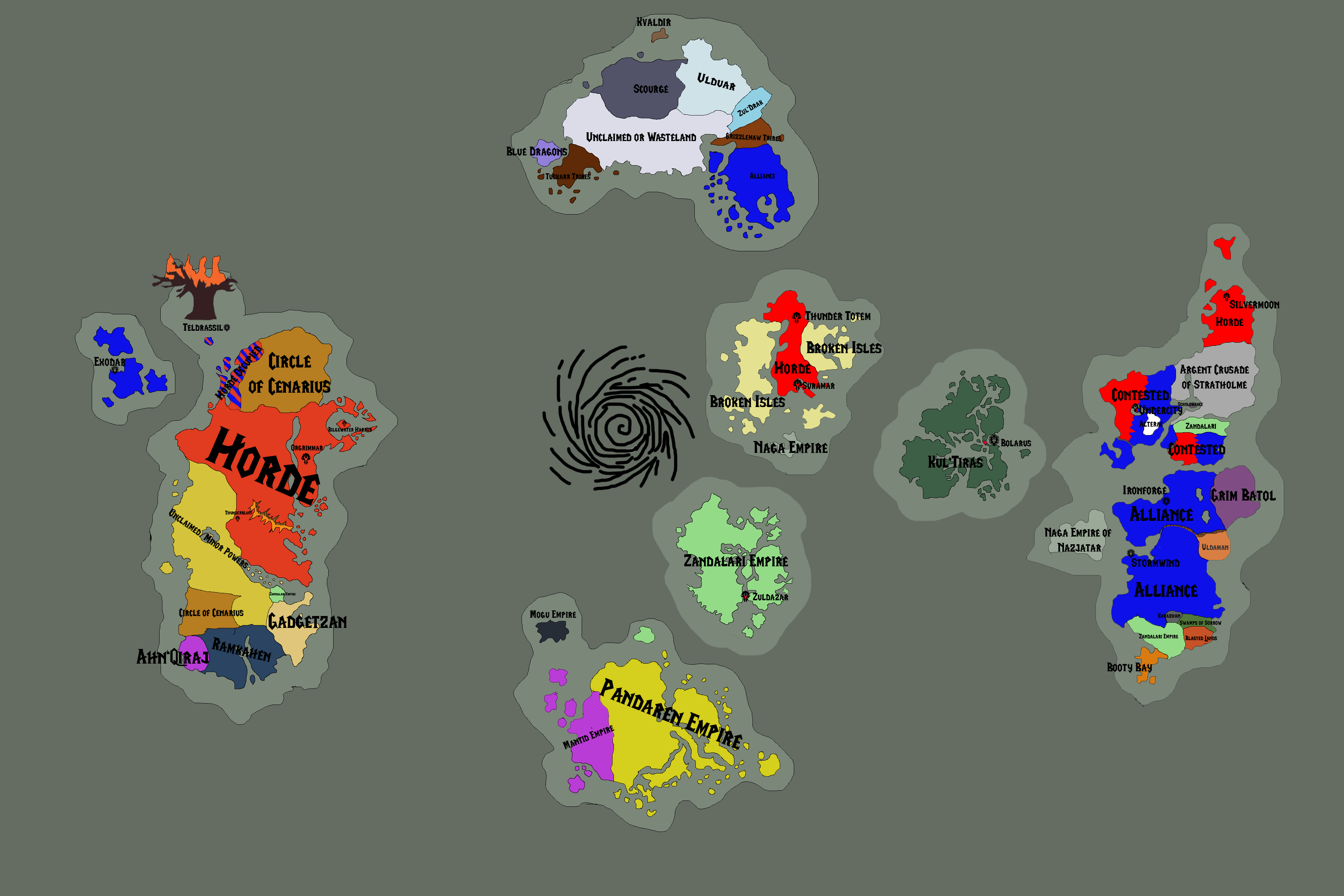 Azeroth Map