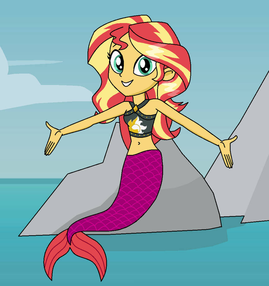 Sunset Swimmer by EmeraldBlast63 on DeviantArt