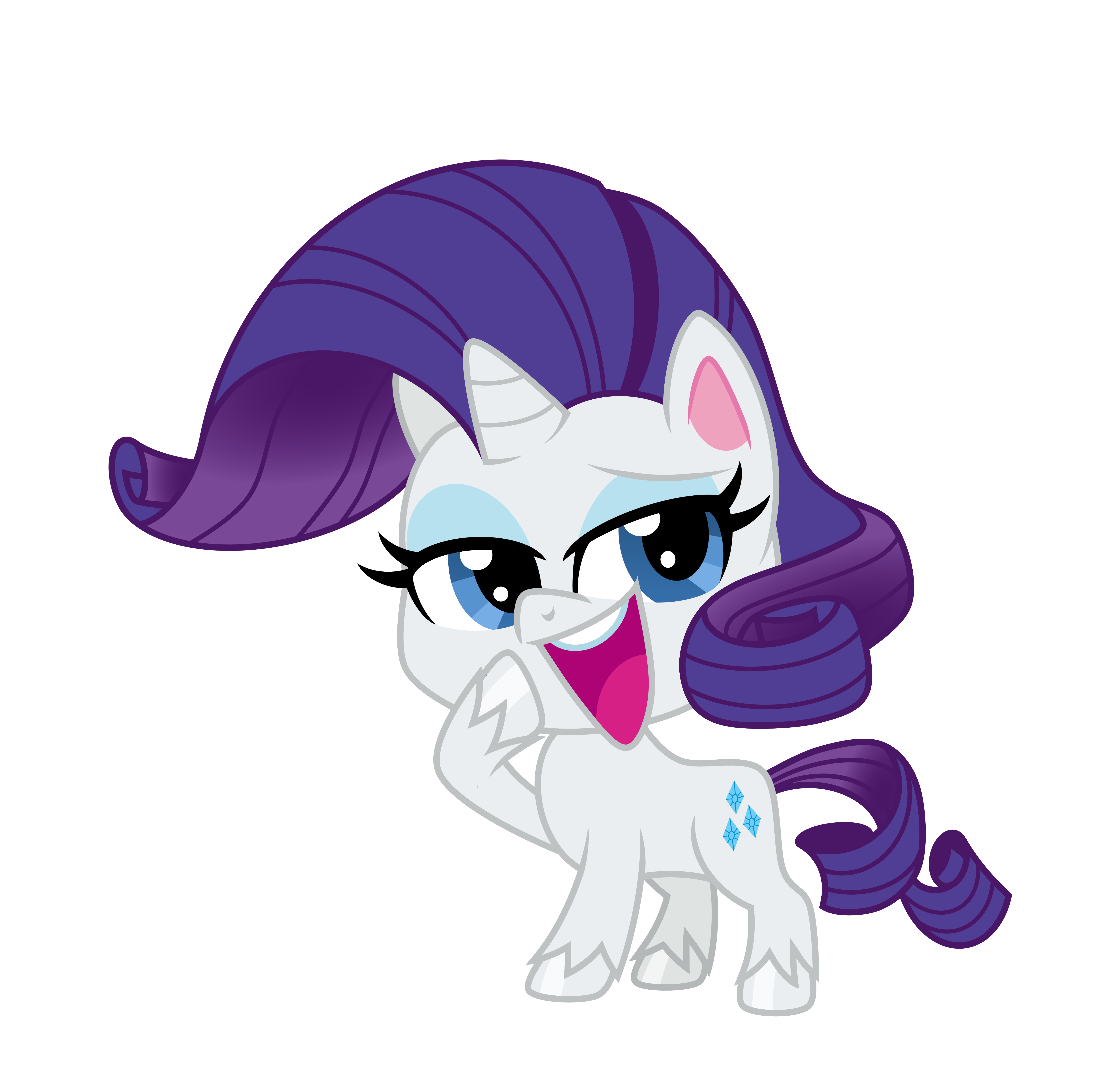 Chibi Rarity by EmeraldBlast63 on DeviantArt
