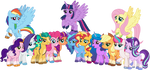 We're With You - My Little Pony 12th Anniversary by EmeraldBlast63