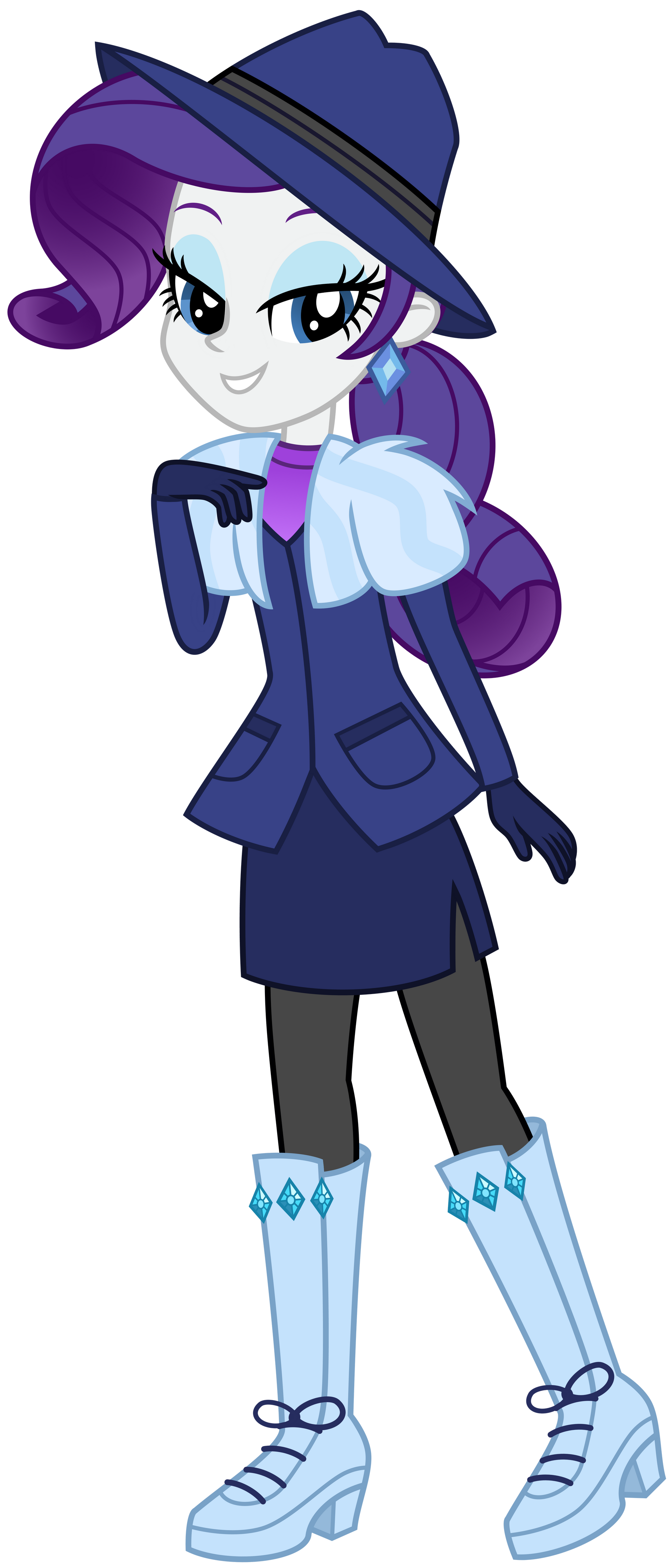 Cold Rarity Winter Fashion Rarity by EmeraldBlast63 on DeviantArt