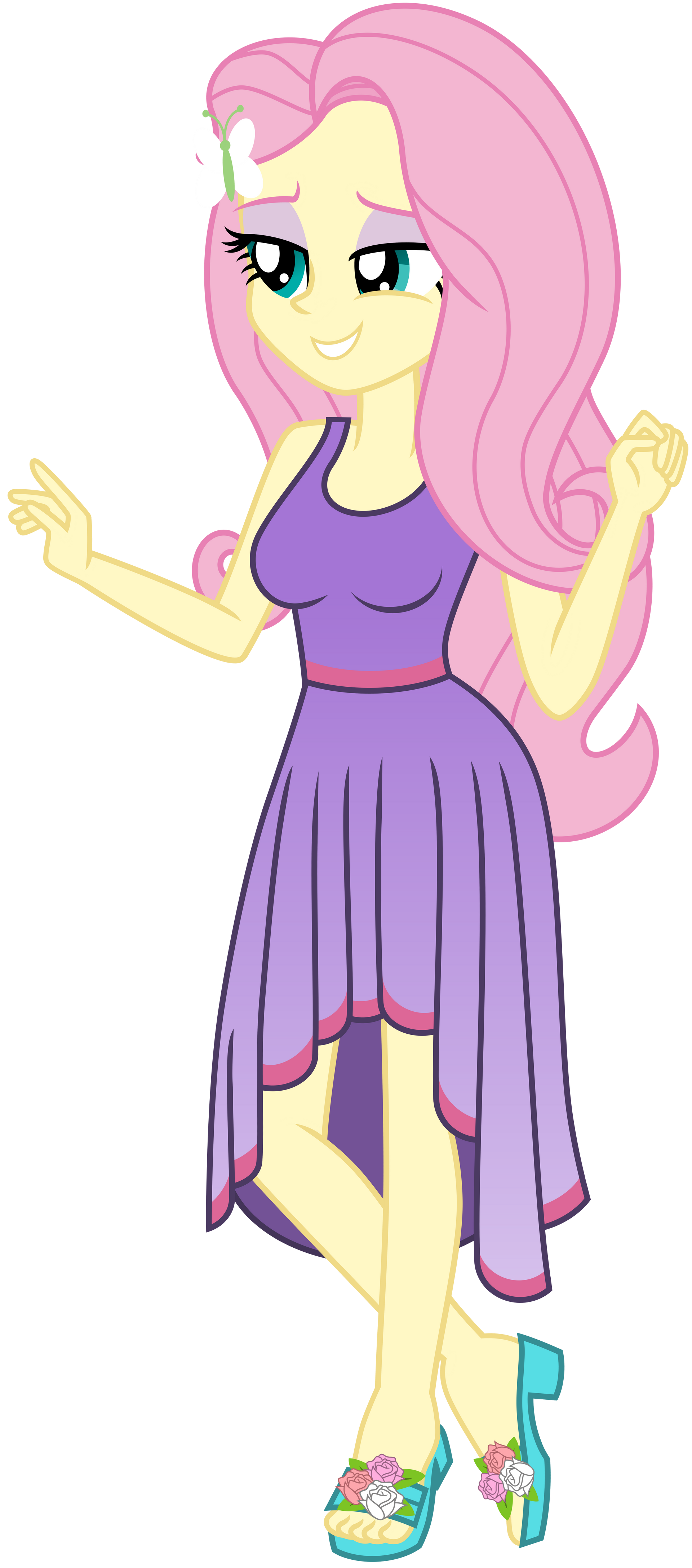 Spring Fashion Fluttershy by EmeraldBlast63 on DeviantArt