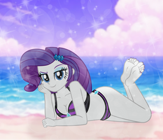 Equestria Girls - A Rarer Beach Day