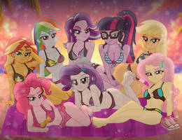 Equestria Girls - A Friendlier Beach Day