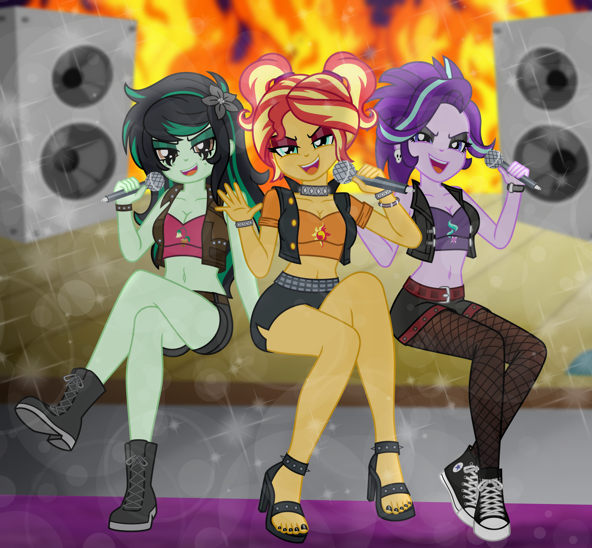 Equestria Girls - KPop Fire Alicorn Hunters