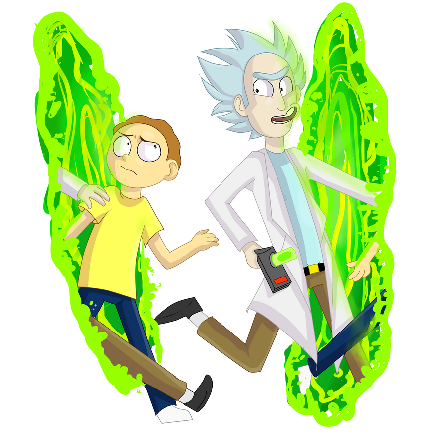 Rick And Morty by Oxifyre on DeviantArt.