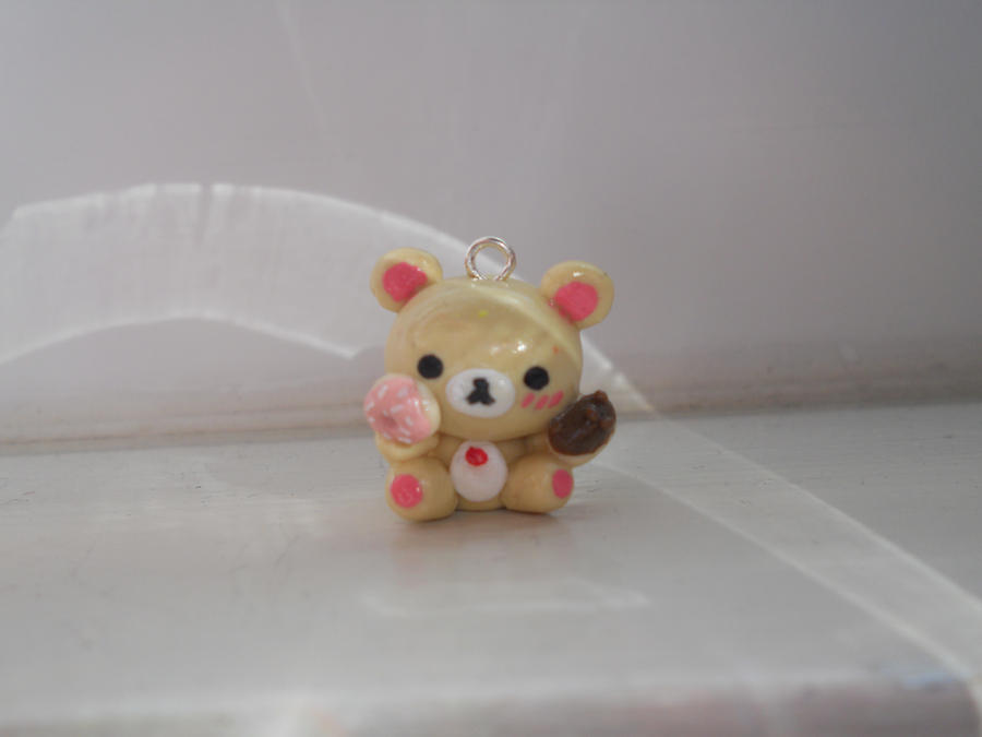 Korilakkuma with donuts charm