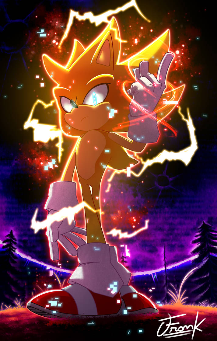 Super Sonic 2 (Sonic Frontiers), Blake_Art in 2023