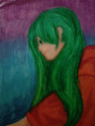 Green Haired Girl