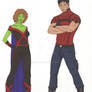 YJ Season Four Concepts Superboy and Mrs Martian
