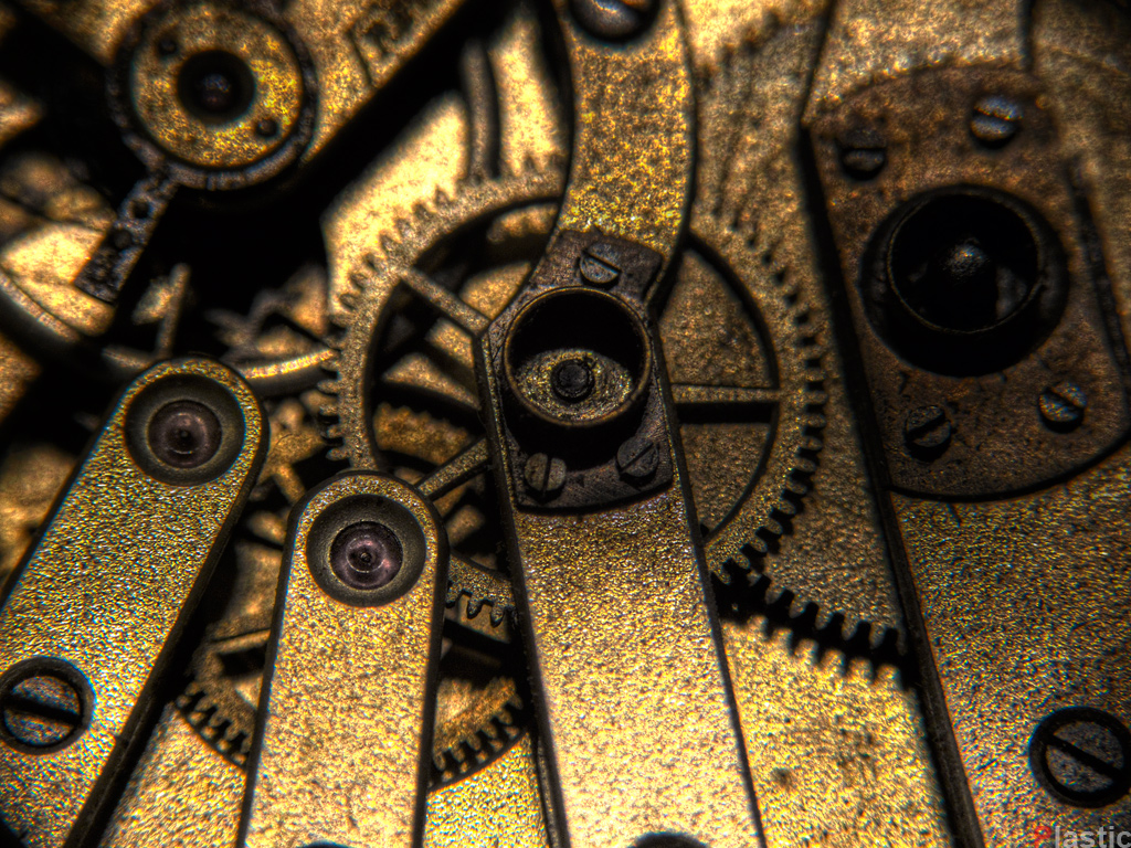 old pocket watch mechanism 2