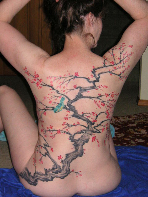 Sexy back tattoo