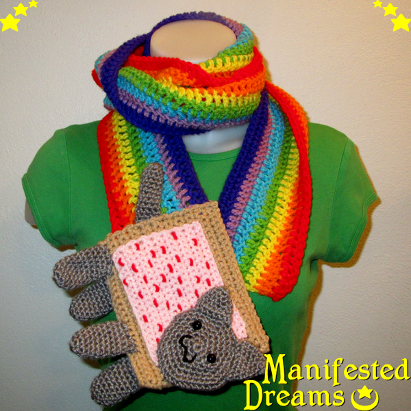 Nyancat Rainbow Scarf