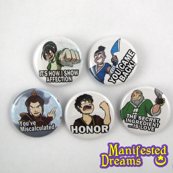 Avatar Button Set 1