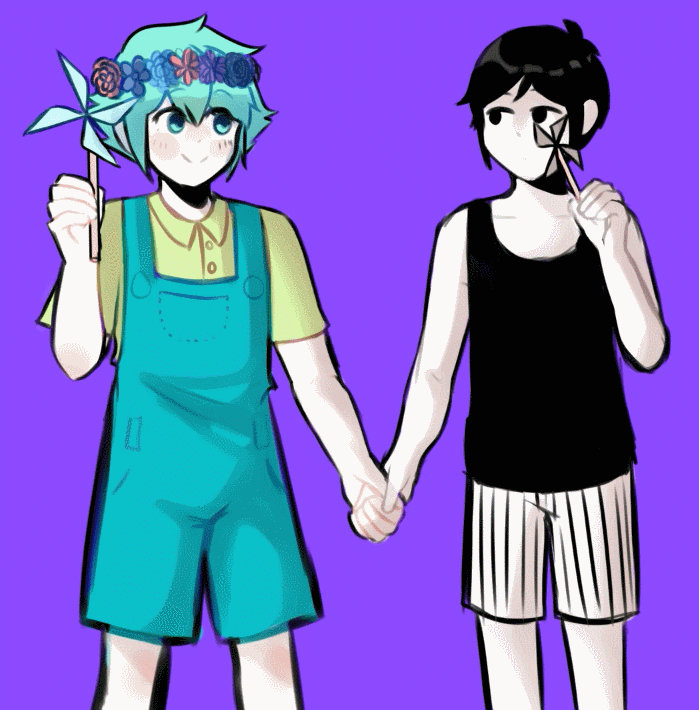 Omori and Basil by M0kaCcino on DeviantArt