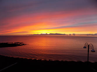 Amazing Sunset at Aberystwyth