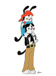 Yakko and Wakko: Piggyback Time