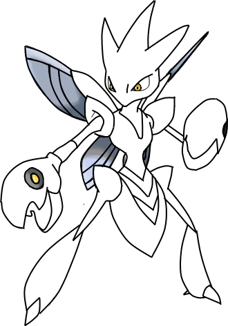 Other Manga: Scizor -Pokemon Line Art-