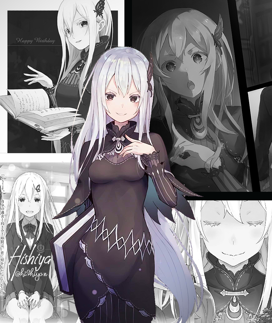 Echidna Re Zero Ln By Hishihiro On Deviantart