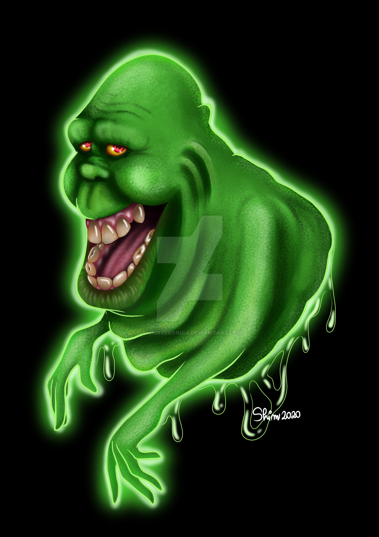Slimer Exploding Slimer by ShinnVeronica on DeviantArt