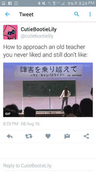 i almost did this to my old teachers