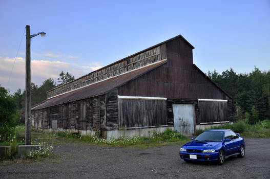 The Schubaru at the old mill.