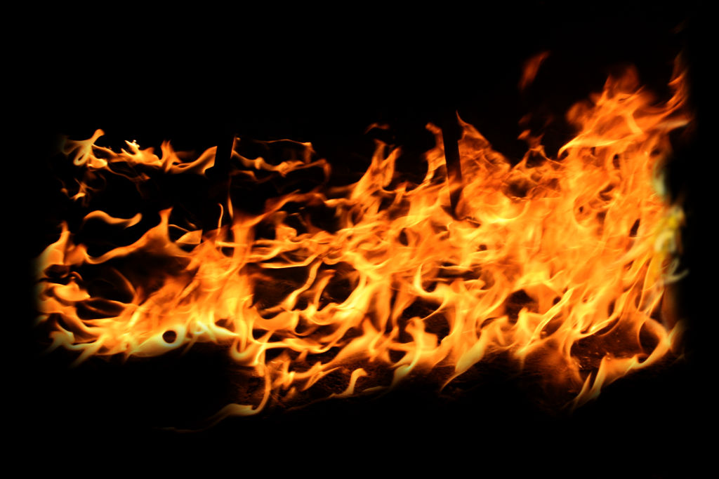 Flame well