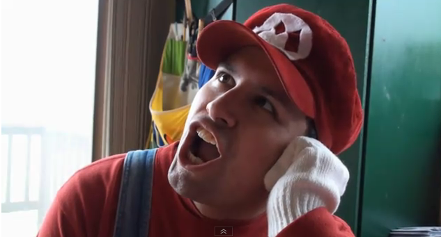 Mario's WTF face