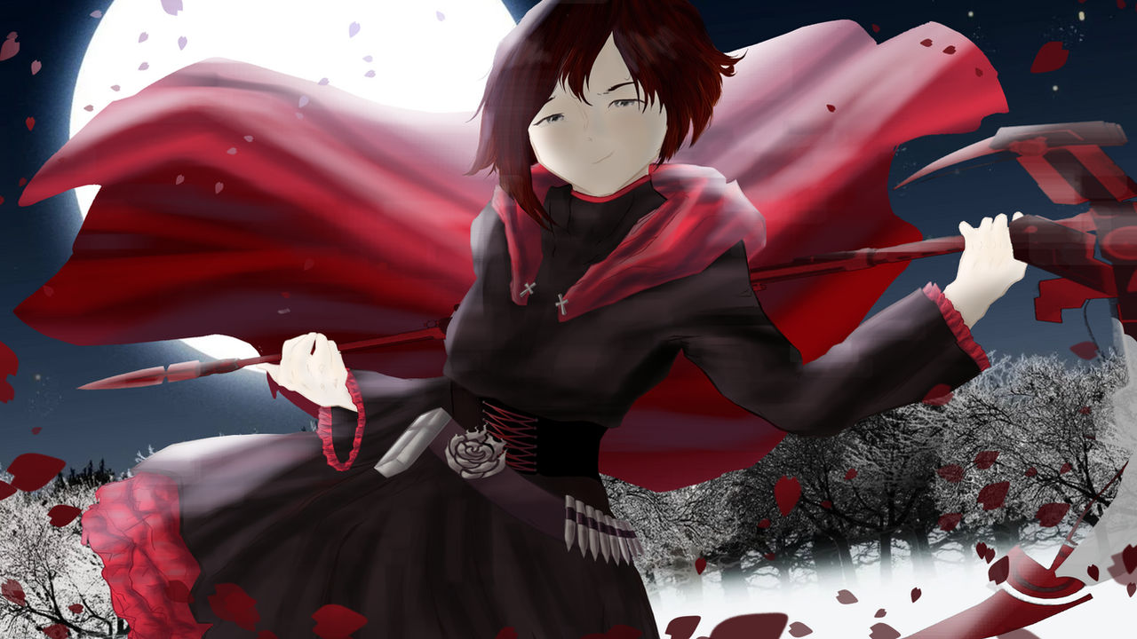 Red Roses Glass Rwby Red Like Roses| Ruby Rose from RWBY by CJFrostthorn on DeviantArt