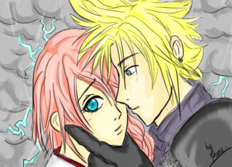 Cloud x Lightning - FFVII+XIII