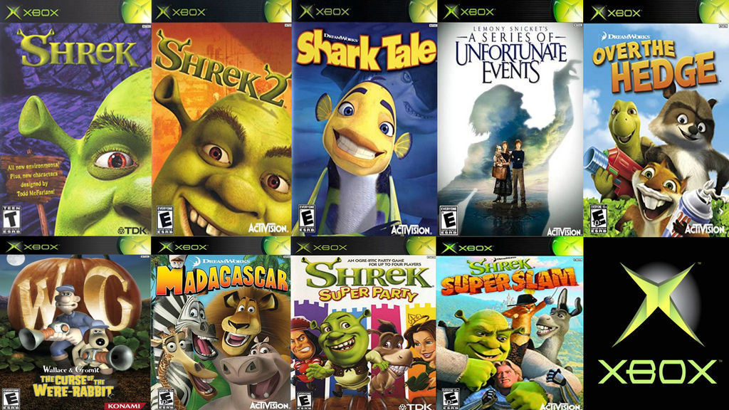 DreamWorks Video Games For Xbox by Evanh123 on DeviantArt
