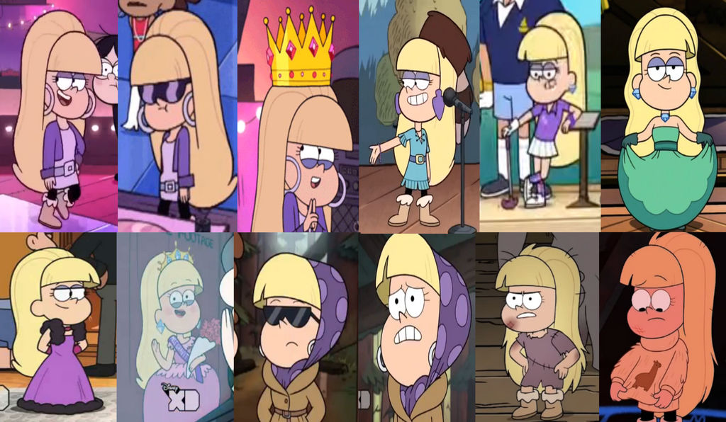 pacifica dress gravity falls Pacifica's mom got mad at her for wearing lakefoam green when the theme was seafoam green, so she makes her change... into a purple dress... : r/ gravityfalls