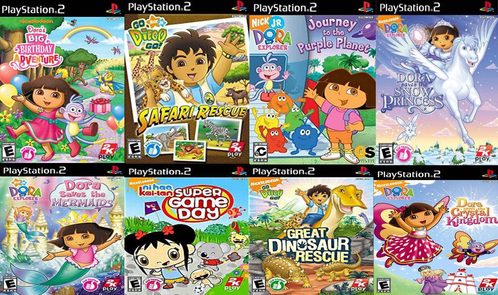 Nick Jr Video Games For Ps2 By Evanh123 On Deviantart