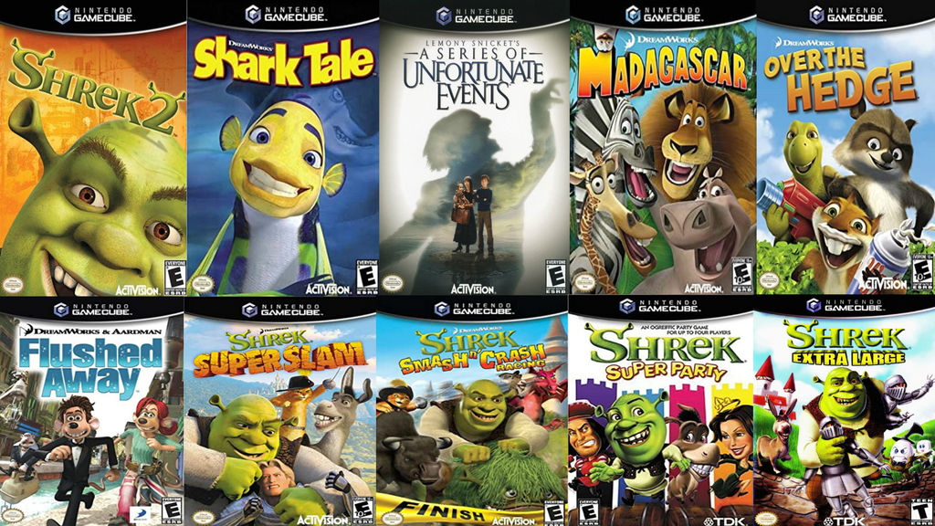 DreamWorks Video Games For GameCube by Evanh123 on DeviantArt