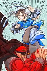 ChunLi and M.Bison