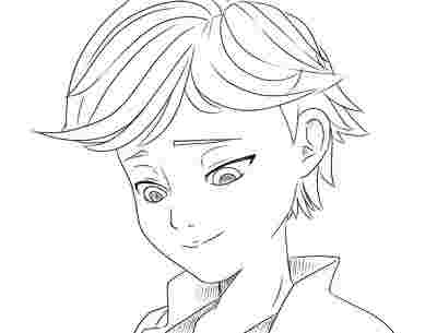 Marinette miraculous coloring pages