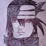 Sasuke Uchiha in Naruto the last movie 