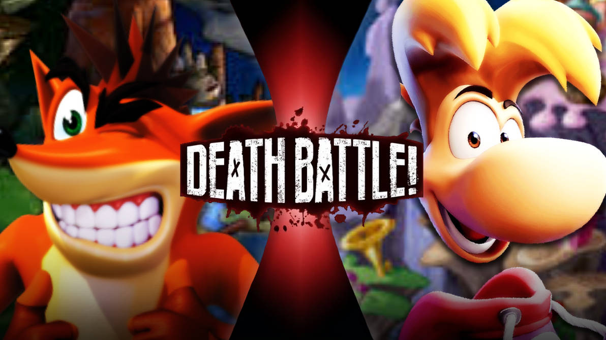 Crash Bandicoot VS Rayman by paktoy2006 on DeviantArt