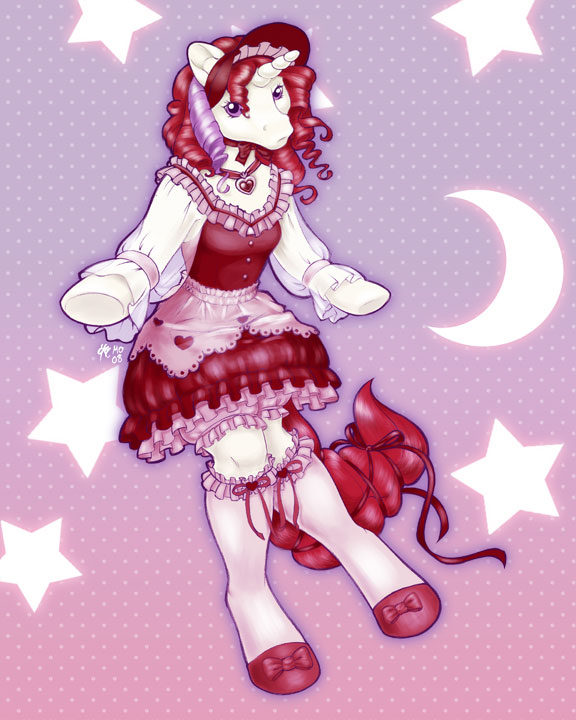 Goth Lolita Moon PINK ASSAULT