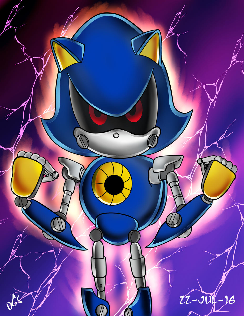 Metal Sonic by dgaskins on DeviantArt