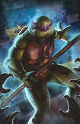 TMNT vs Zombies: Donatello by pinkhavok
