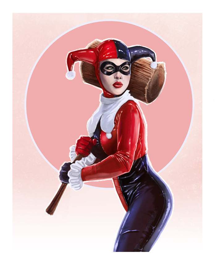 Harley Quinn Pin-up