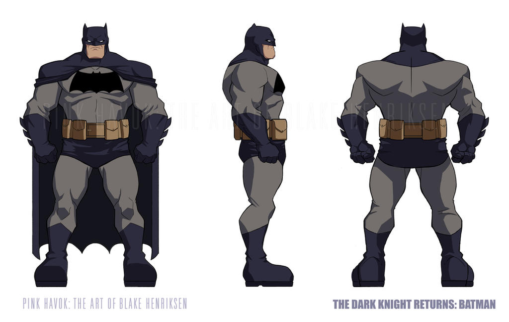 The Dark Knight Returns Animated: Batman Suit 02 by pinkhavok on DeviantArt