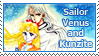 Sailor Venus and Kunzite Stamp