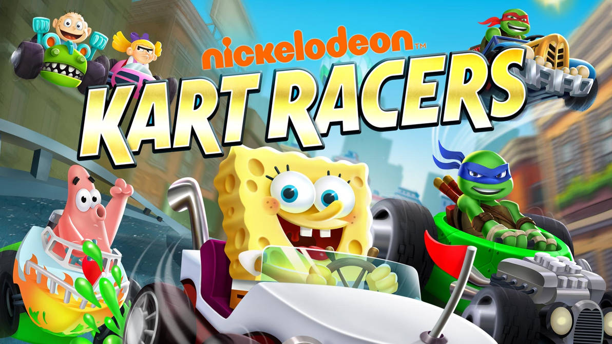 Nickelodeon kart racers poster by hqyvendawnjaneh on DeviantArt