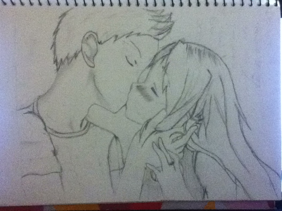 Anime Couple- Kiss by Brina-Rawrmonster on DeviantArt