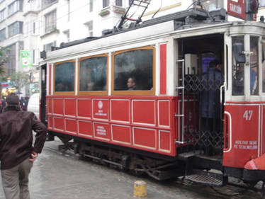 Tramcar...