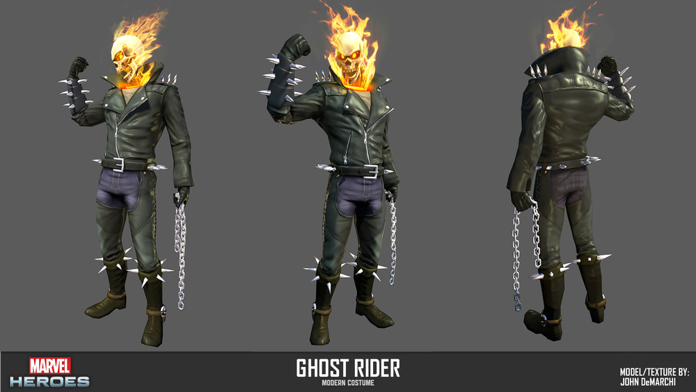 Ghost Rider Outfits Ghost Rider-Modern Costume by GokuGod22 on DeviantArt