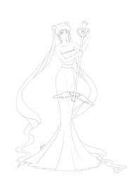 Princesse Serenity Sailor Moon lineart